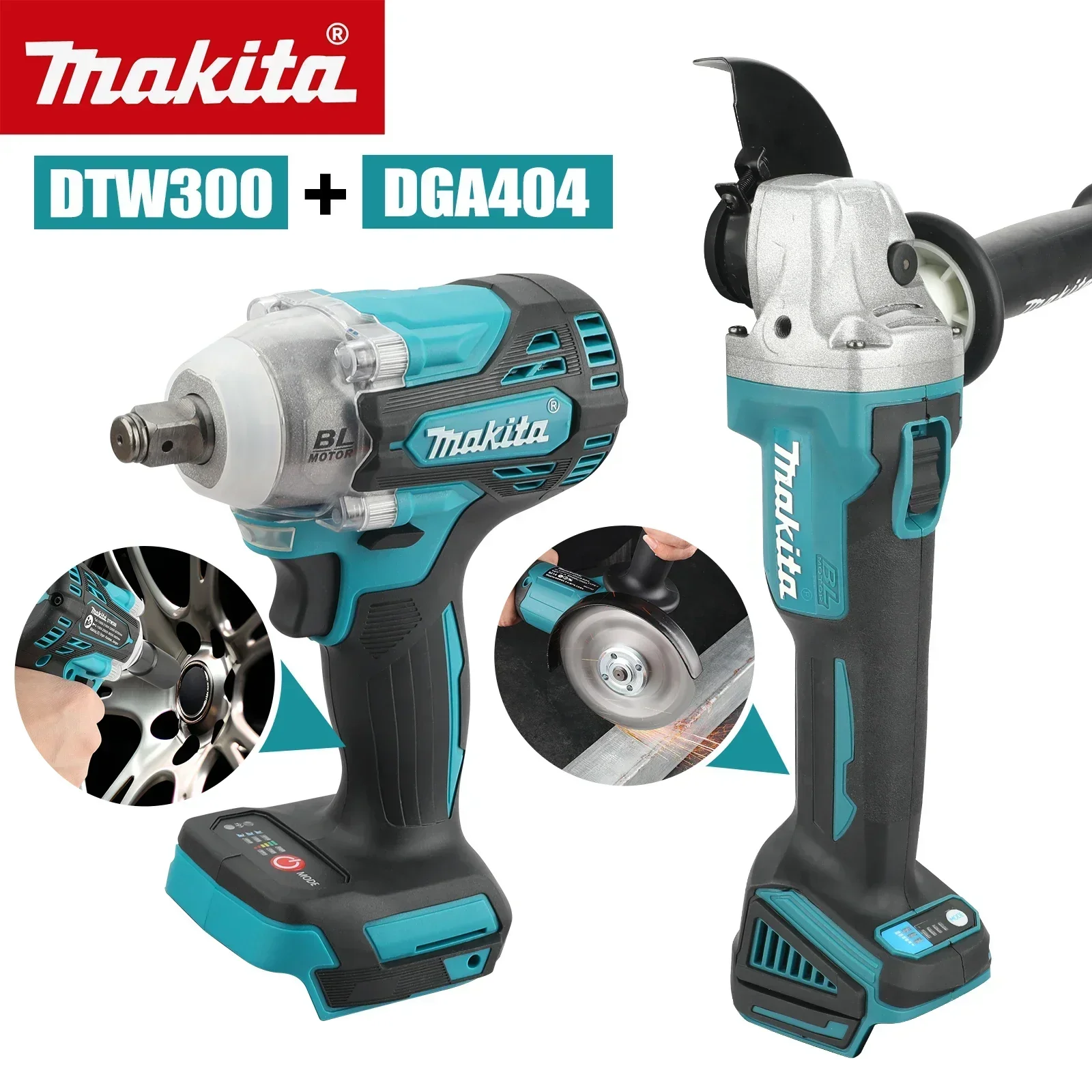 Makita Drill Dtw300 - Makita DTW300 lub DGA404 – zestaw: