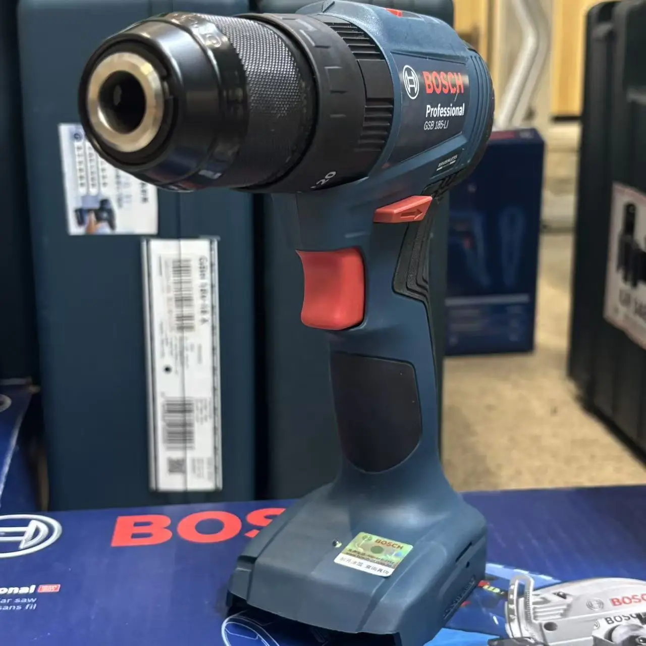 Bosch Drill Gsb 18V - BOSCH GSB 185-LI Bezszczotkowy Bezprzewodowy Wiertarko-Wkrętarka