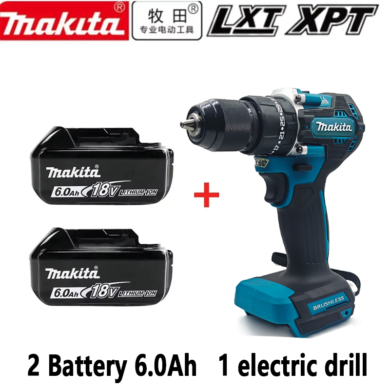 Makita Drill Ddf484 - Wiertarko-wkrętarka akumulatorowa Makita DDF487 18V, bezszczotkowy