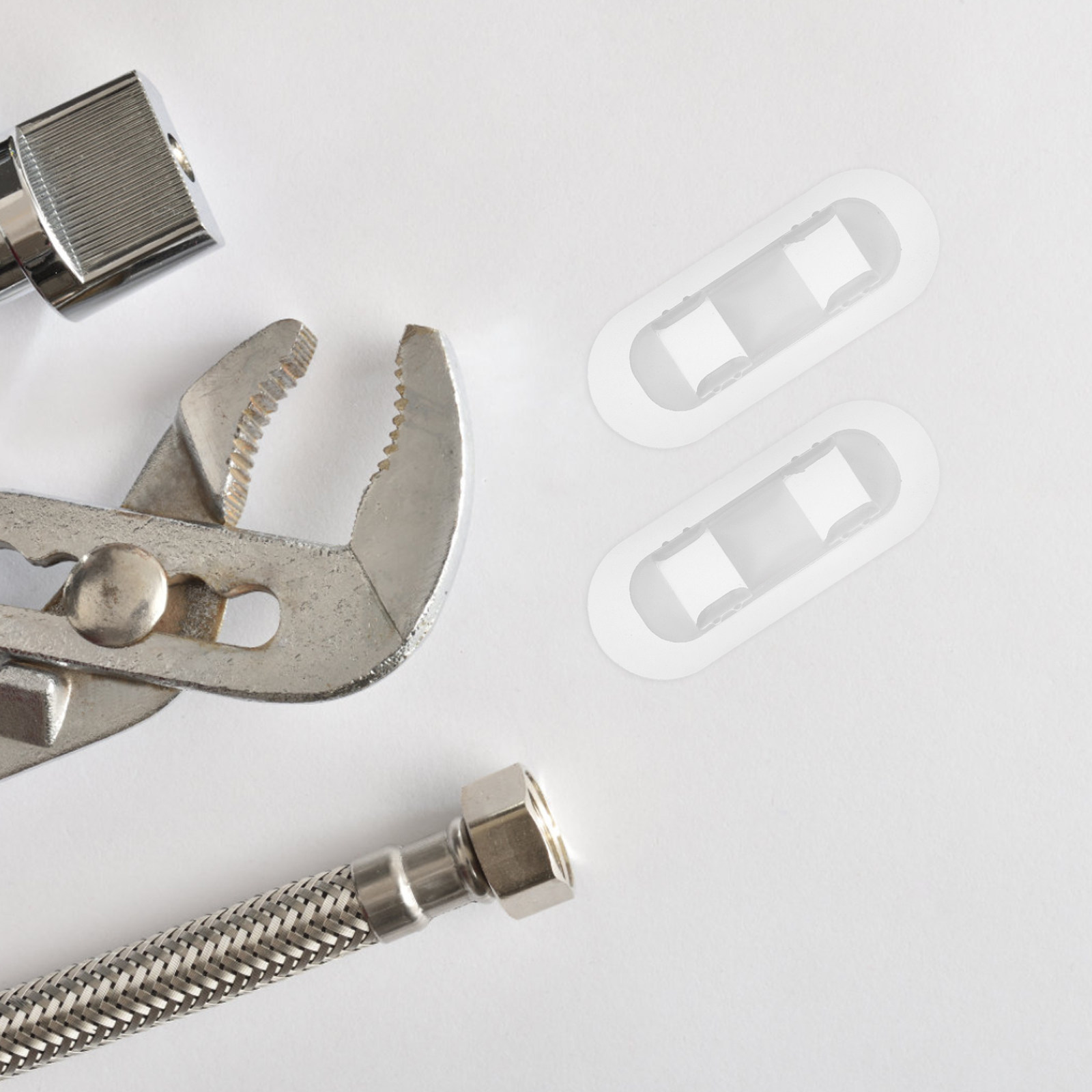Plastic Pipe Clip - 20 szt. Samoprzylepnych zacisków do rur,