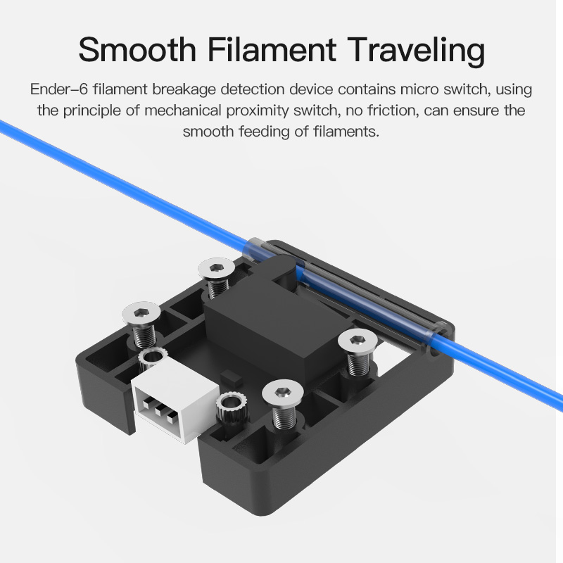Czujnik Końca Filamentu Creali – Creality Printer Ender 3 recenzja i cena