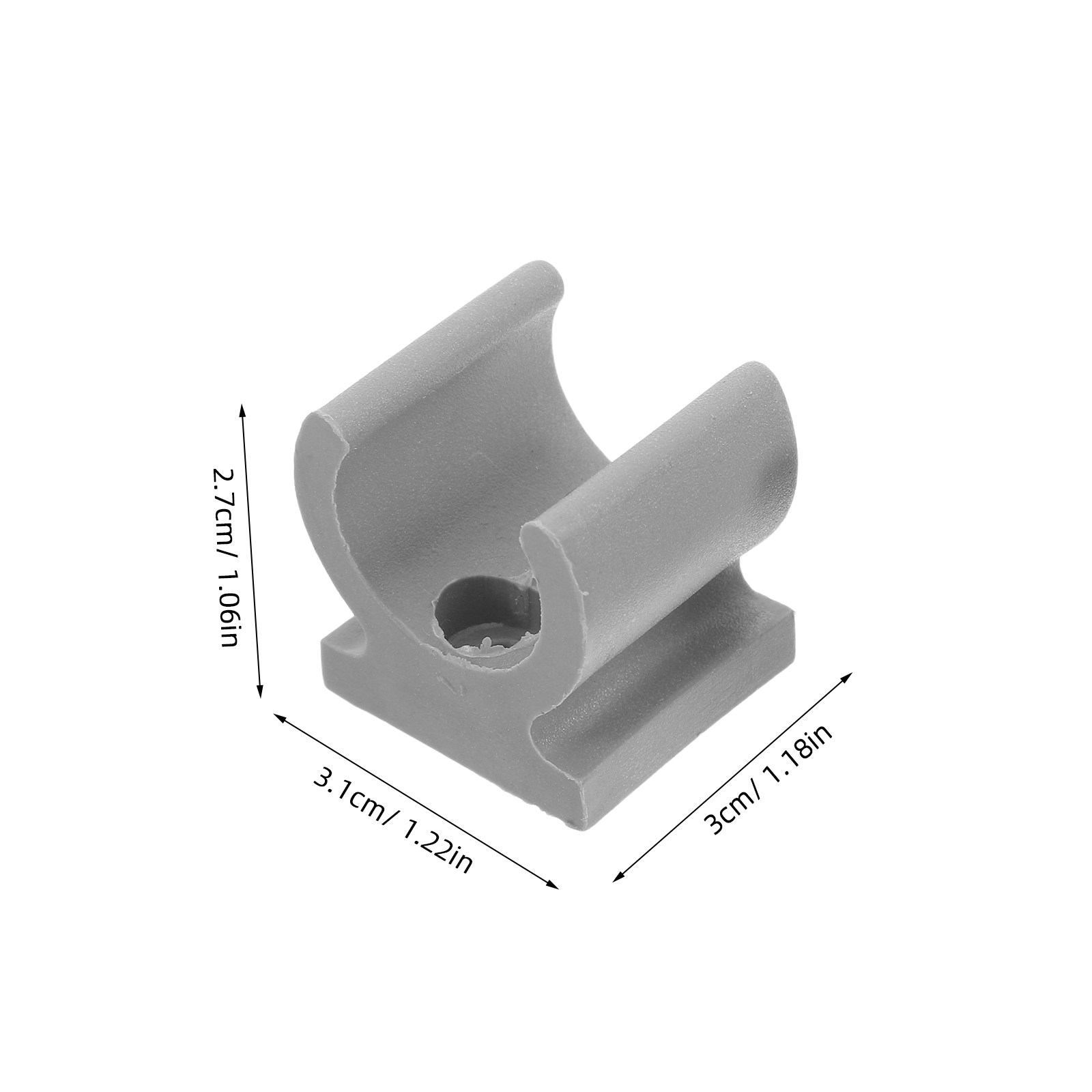 24 szt. Szare plastikowe zacis – Plastic Pipe Clip recenzja i cena